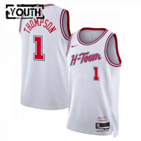 Dres Houston Rockets Amen Thompson Nike 2025-26 City Edition Bijela Swingman - Dječji Dres Houston Rockets Amen Thompson Nike 2025-26 City Edition Bijela Swingman - Dječji